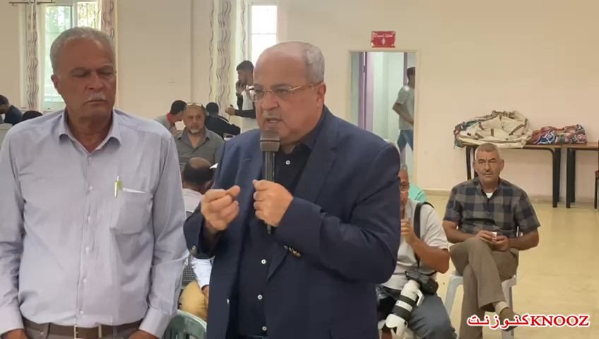 الطيبي ينقل تعازي ال جبارة في الطيبة لاهل الـشـهيد عمر هاشم جبارة في ترمسعيا